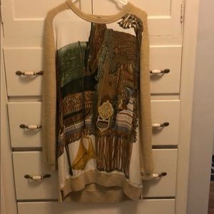 Herm’es Paris sweater/ dress with pockets
